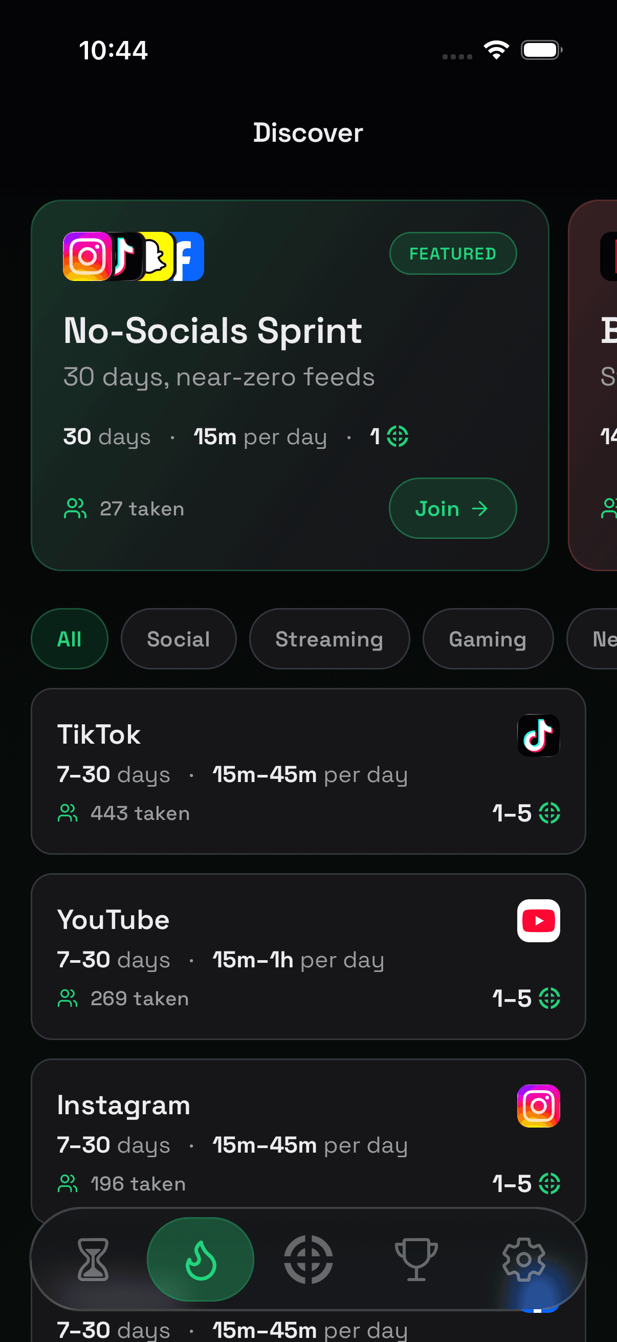 Discover community challenges